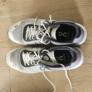 On women's running shoe